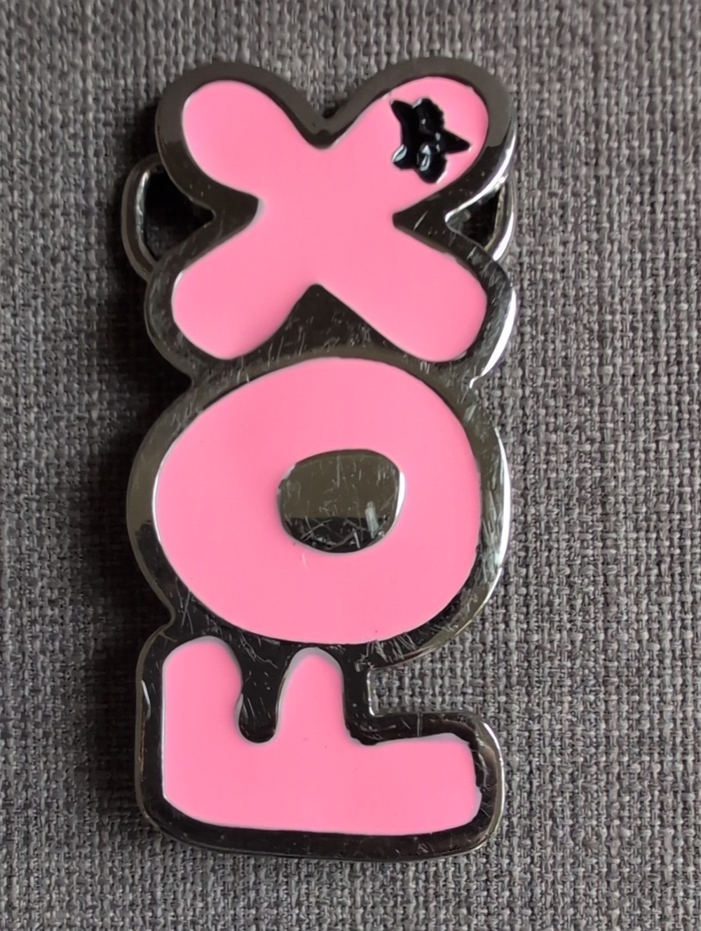 🌈5/$20🌈 Bundle! 😍Fox Metal Belt Buckle Pink
